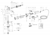 METABO 00422000 WA 12-125 QUICK EU 1200w 115mm Angle Grinder 230V Spare Parts