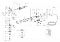 METABO 00448000 WE 15-125 QUICK EU 1550w 125mm Angle Grinder 230V Spare Parts