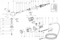 METABO 00512001 WBE 700 EU 700w Angle Drill 230V Spare Parts