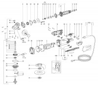 METABO 00539420 WEPB 17-125 QUICK DS US 1700w 125mm Angle Grinder 120V Spare Parts