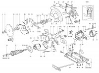 METABO 00542000 KS 66 EU 1400w 190mm Circular Saw 230V Spare Parts