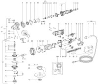 METABO 00549001 WEPBA 17-125 QUICK DS EU 230V Spare Parts