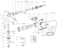 METABO 00549002 WEPBA 17-125 QUICK DS EU 230V Spare Parts