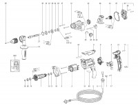 Metabo Corded Impact Drill 850w 00573000 BE 850-2 EU 230V Spare Parts