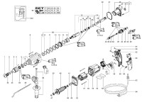 Metabo SDS Plus Rotary Hammer 00597001 KHE 2443 EU 230V Spare Parts