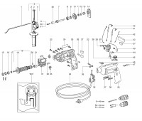Metabo Corded Impact Drill 00607001 SB E 600 R+L IMPULS EU 230V Spare Parts