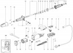 METABO 00617001 GEP 710 PLUS Die Grinder 710w EU 230V Spare Parts