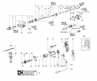 METABO 00658001 KHE 2650 EU SDS Plus Combination Hammer Drill 230V Spare Parts