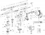 METABO 00688190 MHE 5 AU SDS-Max Chipping Hammer 1300w 240V Spare Parts