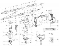 METABO 00688000 MHE 5 EU SDS-Max Chipping Hammer 1300w 230V Spare Parts