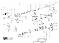 METABO 00697000 UHE 2660-2 QUICK EU Multi Hammer Drill 230V Spare Parts