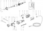 METABO 00737001 FME 737 EU Stright Grinder 230V Spare Parts