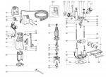 METABO 00738000 OFE 738 EU Stright Grinder 230V Spare Parts