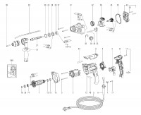 METABO 00781000 SBE 780-2 EU 780w Impact Drill 230V Spare Parts