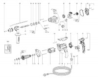 METABO 00782000 SBE 850-2 EU 850w Impact Drill 230V Spare Parts