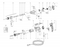 METABO 00783000 SBEV 1000-2 EU 1010w Impact Drill 230V Spare Parts