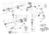 METABO 00796000 KHA 36-18 LTX 32 36v Cordless SDS+ Hammer Drill Spare Parts