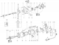 METABO 00831420 BE 1020 US Drill 120V Spare Parts