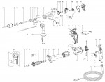 METABO 00842010 SBE 850 EU 850w Impact Drill 230V Spare Parts