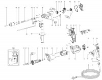 METABO 00843000 SBE 1300 EU 1300w Impact Drill 230V Spare Parts