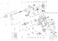 METABO 00845000 SBE 18 LTX 18v Cordless Hammer Drill Spare Parts