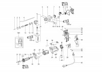 METABO 00861000 SB 710 EU Impact Hammer Drill 230V Spare Parts