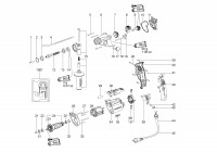 METABO 00865000 SBE 900 IMPULS EU 900w Impact Hammer Drill 230V Spare Parts
