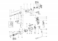 METABO 00867000 SBE 1100 PLUS EU 1100w Impact Drill 230V Spare Parts