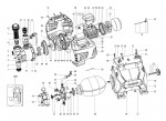 Metabo Domestic Waterworks 900w 3300L/h 00970000 HWWI 3500/25 INOX EU 230V Spare Parts