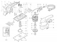 Metabo Corded Sander 01023310 SR 10-23 CN 220V Spare Parts