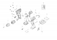METABO 01038000 POWERMAXX BS 12 BL 12v Cordless Drill Screwdriver Spare Parts