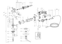METABO 01092000 WEV 17-125 QUICK INOX RT EU 1700w 125mm Angle Grinder 230V Spare Parts