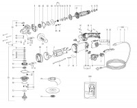 METABO 01098000 WEPBA 17-150 QUICK RT EU 1700w 150mm Angle Grinder 230V Spare Parts