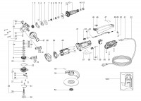 METABO 01104000 WBA 11-150 QUICK EU 1100w 150mm Angle Grinder 230V Spare Parts