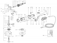 METABO 01105000 WEA 14-125 PLUS EU 1400w 125mm Angle Grinder 230V Spare Parts