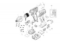METABO 01115000 POWERMAXX SSD 12 BL 12v Cordless Impact Driver Spare Parts
