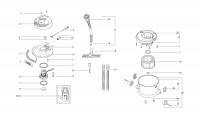 METABO 01200000 AS 1200 EU Vacuum Cleaner 230V Spare Parts