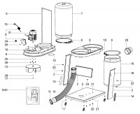 METABO 01205180 SPA 1200 CH Chip And Dust Extraction 230V Spare Parts