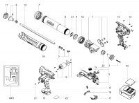 METABO 01206000 KPA 18 LTX 400 18v Cordless Caulking Gun Spare Parts