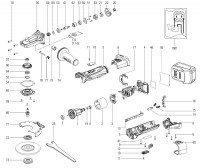 Metabo Cordless Flat Head Angle Grinder 125mm 18v 01306000 WF 18 LTX 125 Spare Parts