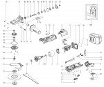 Metabo Cordless Flat Head Angle Grinder 125mm 18v 01306001 WF 18 LTX 125 Spare Parts