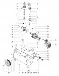 Metabo Corded Air Compressor 01533000 BASIC 250-24 W EU 230V Spare Parts