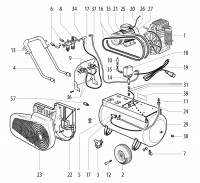 Metabo Corded Air Compressor 01542000 MEGA 700-90 D 3 / 400V/50HZ Spare Parts