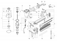Metabo Cordless Air Staple Gun/Nailer 01562000 DKNG 40/50 Spare Parts