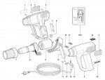 Metabo Corded Hot Air Gun 01605000 H 1600 EU 230V Spare Parts