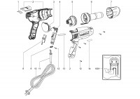 Metabo Corded Hot Air Gun 1600w 01650000 H 16-500 EU 230V Spare Parts