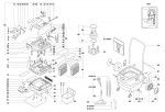 Metabo Corded special vacuum cleaner 02044191 SHR 2050 M AU 240V Spare Parts