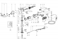 Metabo Corded Wet Polisher 125mm 1100w 02050000 PWE 11-100 EU 230V Spare Parts