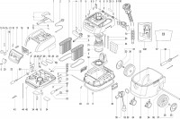 Metabo Corded All-Purpose Vacuum Cleaner 02056000 ASR 35 M AUTOCLEAN EU 230V Spare Parts