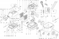 Metabo Corded All-Purpose Vacuum Cleaner 02058000 ASR 35 M ACP EU 230V Spare Parts